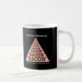 Bacon Food Pyramide Kaffeetasse