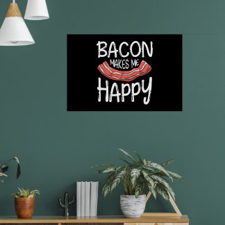 Bacon freut mich poster