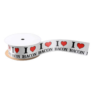 Bacon Heart Satinband