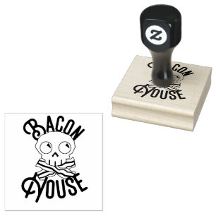 Bacon House Briefmarke Gummistempel
