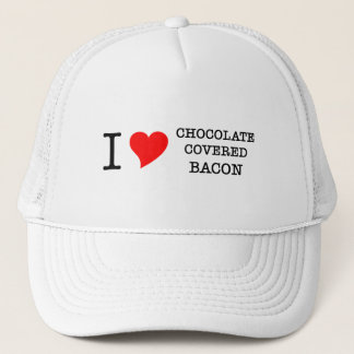 Bacon I Liebe Schokolade Truckerkappe