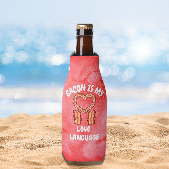 Bacon ist meine Liebe, die sich abkühlen kann Flaschenkühler (Von Creator hochgeladen)