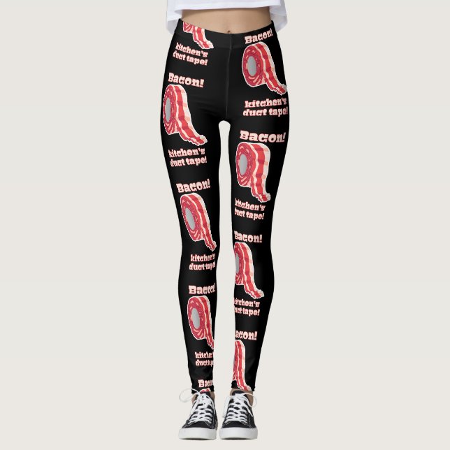 Bacon... Küchenschnecke! Leggings (Vorderseite)