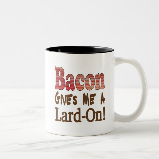 Bacon Lard Zweifarbige Tasse (Rechts)