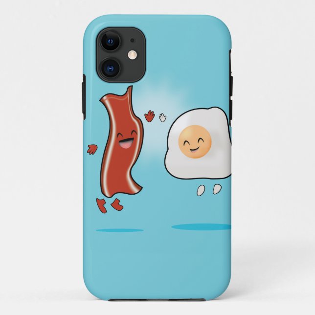 Bacon Lieben Eier Case-Mate iPhone Hülle (Rückseite)