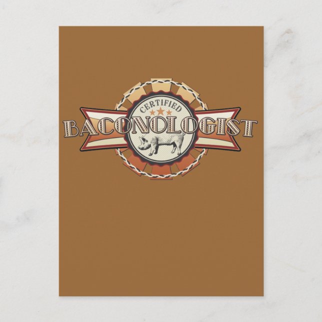 Bacon LOVE Postkarte (Vorderseite)