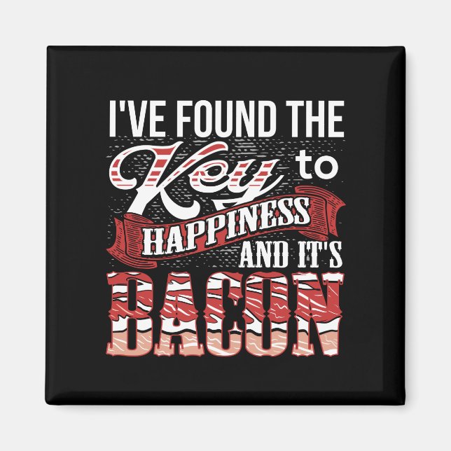 Bacon Lover Gift Magnet (Vorne)