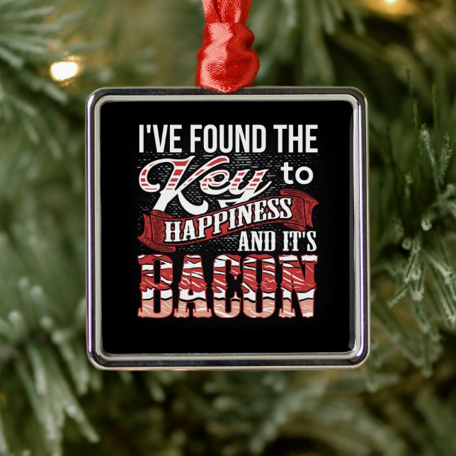 Bacon Lover Gift Ornament Aus Metall (Baum)