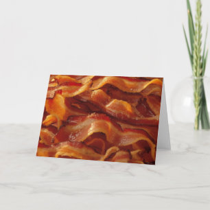Bacon Note Card Karte