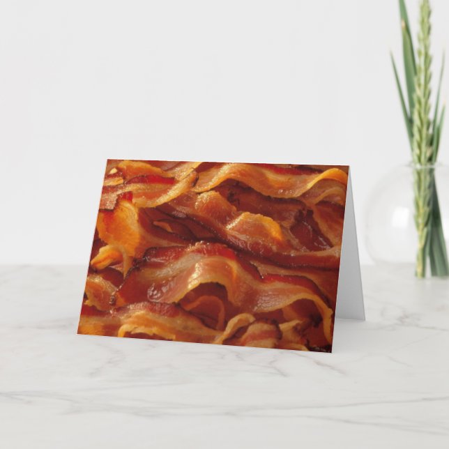 Bacon Note Card Karte (Vorderseite)
