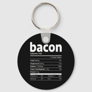 Bacon Nutrition Facts Family Matching Christmas Co Schlüsselanhänger