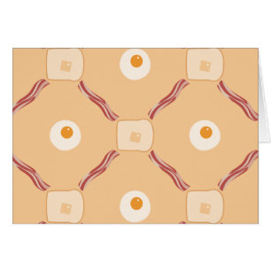 Bacon, oeufs et toast