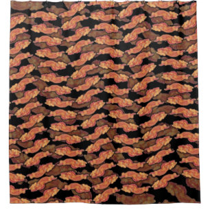 Bacon Pattern Duschvorhang
