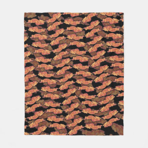Bacon Pattern Fleecedecke