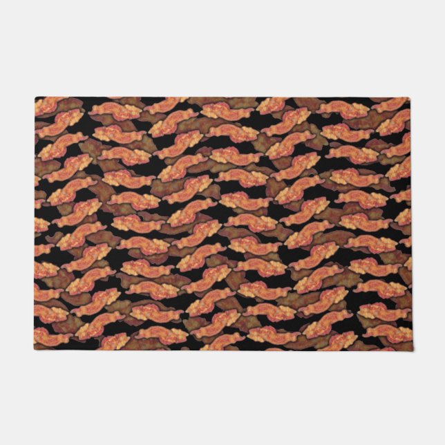 Bacon Pattern Fußmatte (Vorderseite)