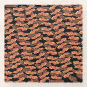 Bacon Pattern Glasuntersetzer