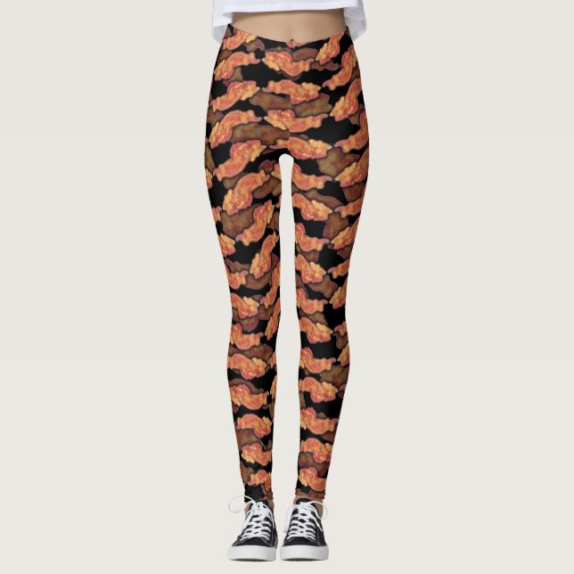 Bacon Pattern Leggings (Vorderseite)