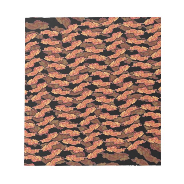 Bacon Pattern Notizblock (Vorderseite)