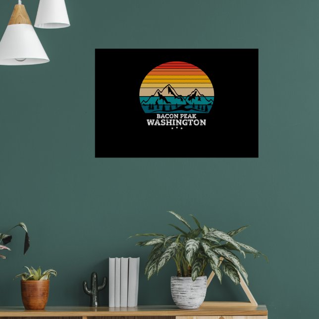BACON PEAK WASHINGTON POSTER (Wohnzimmer 1)