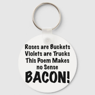 Bacon Poem Schlüsselanhänger
