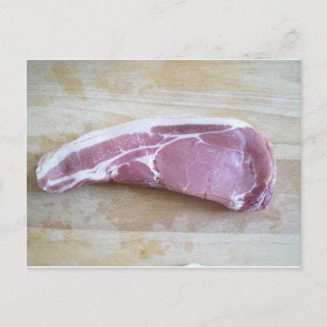Bacon Postkarte (Vorderseite)
