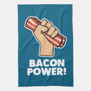 Bacon Power Geschirrtuch