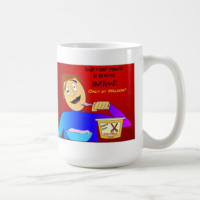 Bacon Pudding Sippin Cup glatten Dekans Kaffeetasse (Rechts)