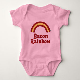 Bacon Rainbow Baby Clothes Baby Strampler