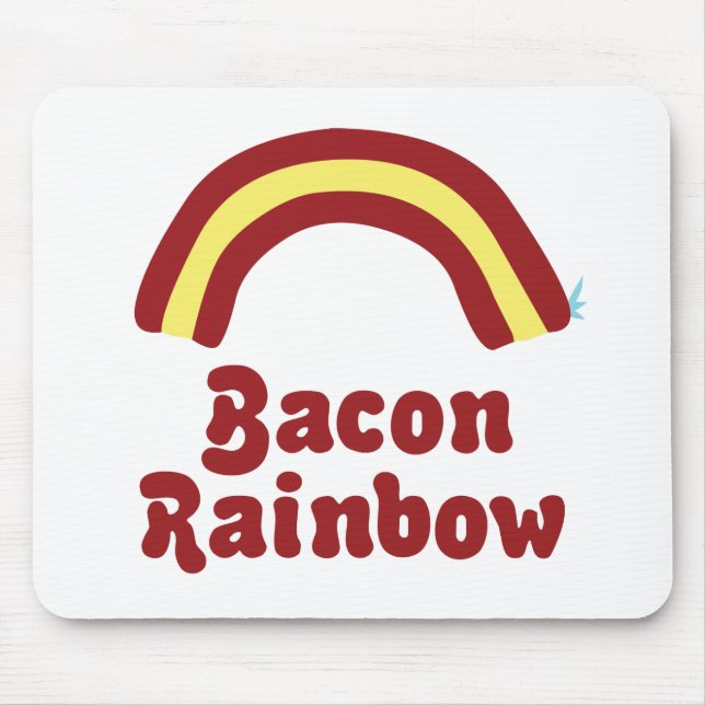 Bacon Rainbow Mousepad (Vorne)