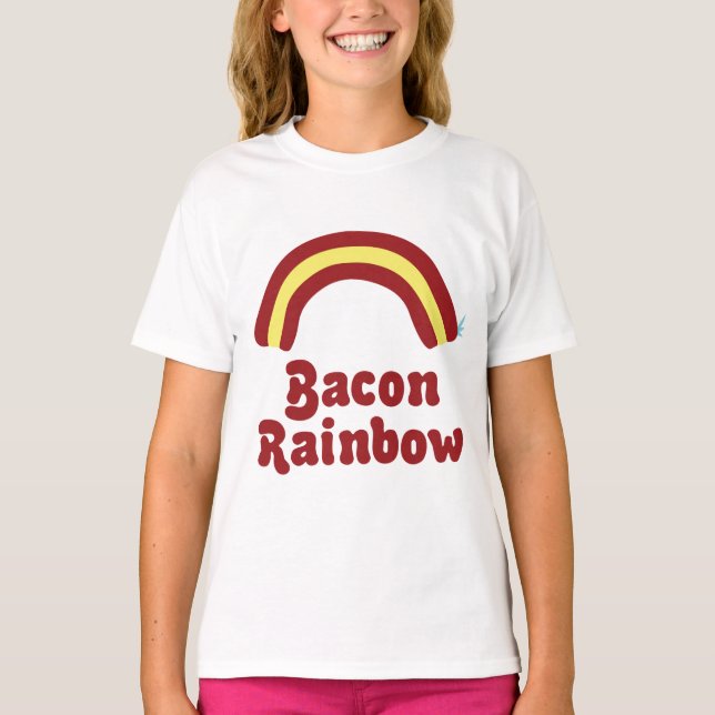 Bacon Rainbow T - Shirt (Vorderseite)