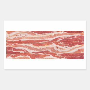 Bacon-Rechteck-Aufkleber Rechteckiger Aufkleber