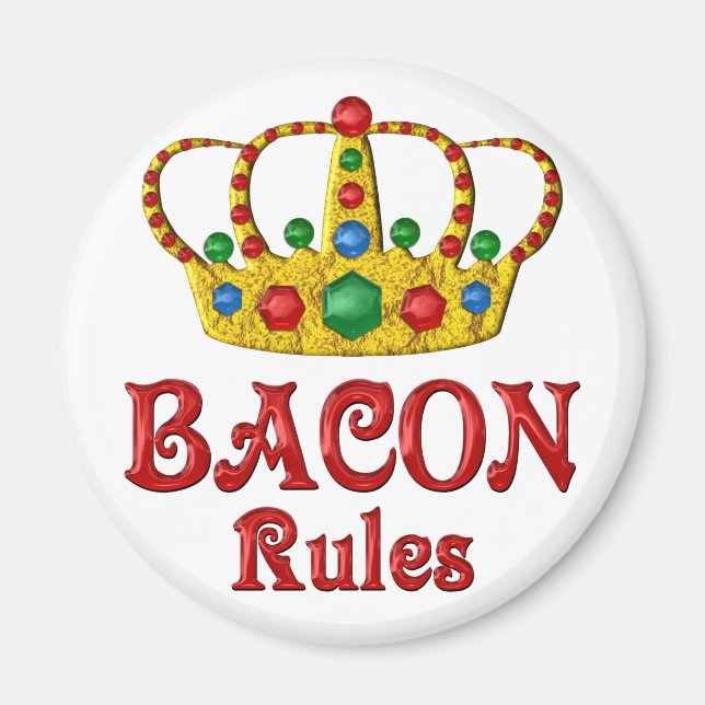 BACON REGELN MAGNET (Vorne)