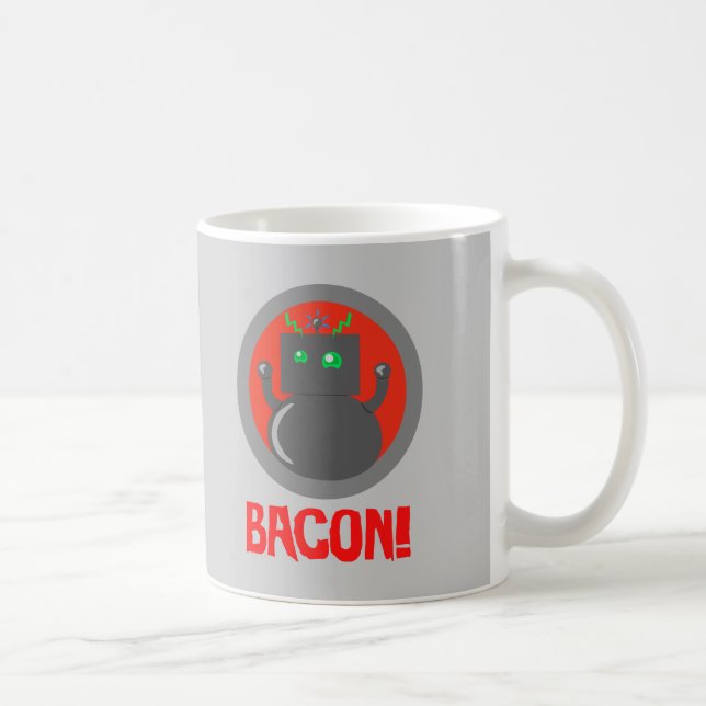 Bacon Robot Kaffeetasse (Rechts)