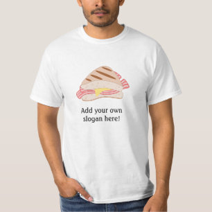 Bacon Sandwich: Anpassbarer Slogan T-Shirt