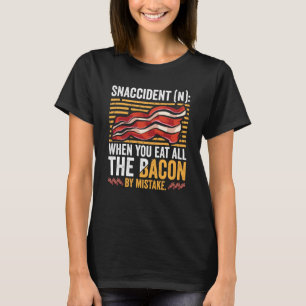Bacon Sndisaster Bacon Pig Schweinefleisch Spaß Mä T-Shirt