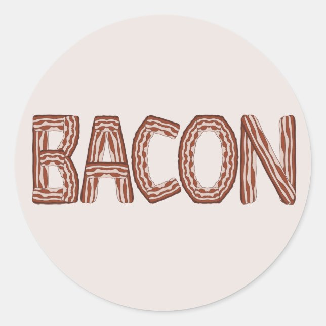 Bacon Sticker (Vorderseite)