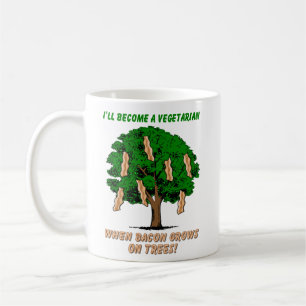 Bacon Tree Funny Mug Humour