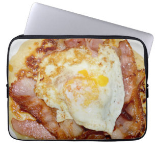 Bacon und Eier Fritter, Laptopschutzhülle