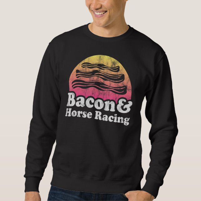 Bacon und Rennen Sweatshirt (Vorderseite)
