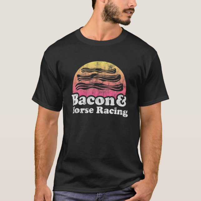 Bacon und Rennen T-Shirt (Vorderseite)