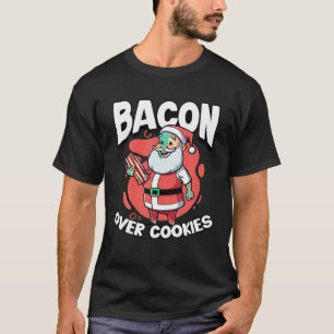 Bacon Weihnachten Weihnachtsmann Meat Lover Christ T-Shirt