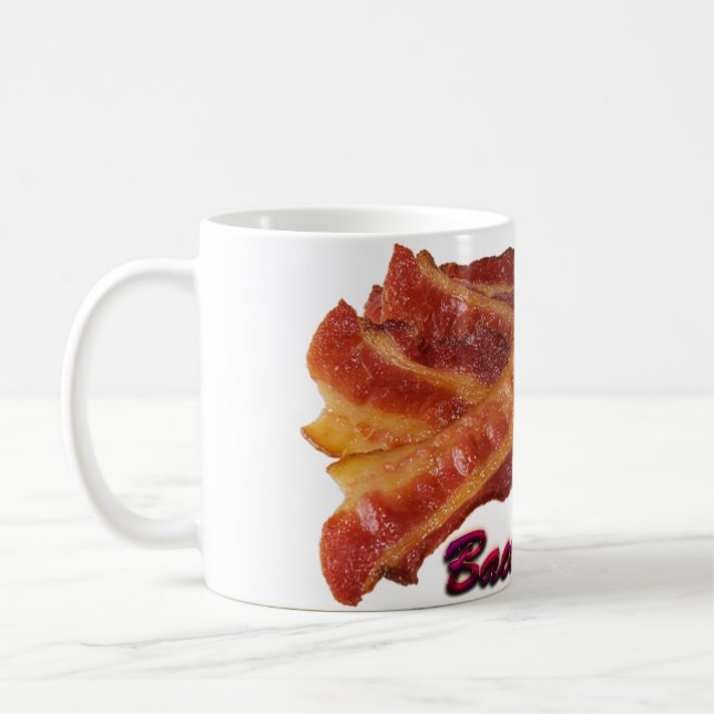 Baconstreifen Kaffeetasse (Links)