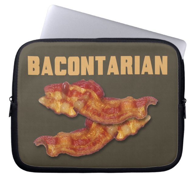 Bacontarian Laptop-Taschen Laptopschutzhülle (Vorderseite)