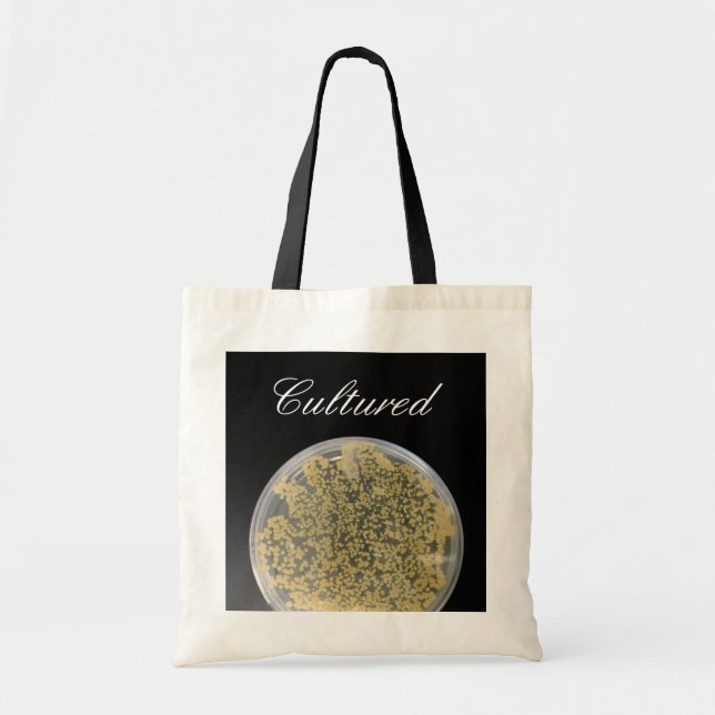 Bacteria Culture Plate Tote Bag Tragetasche (Vorne)