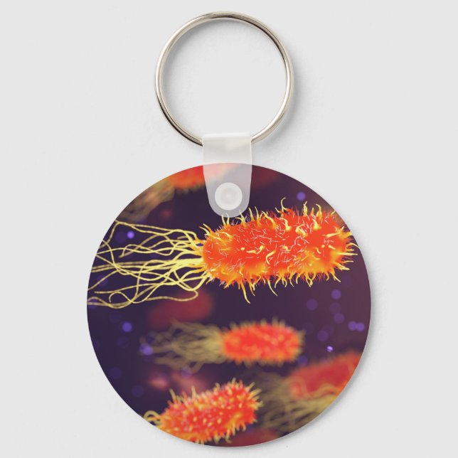 Bacteria Flagella Schlüsselanhänger (Vorderseite)