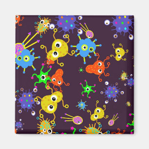 Bacteria Wallpaper Magnet