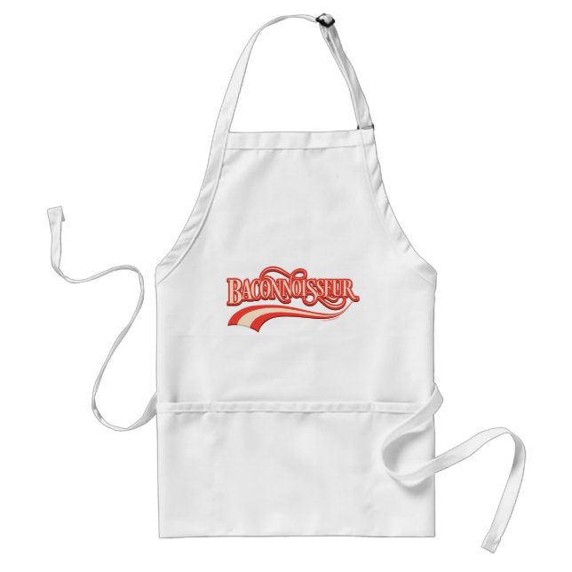 Bactonnoisseur (amoureux du bacon) tablier adulte (Devant)