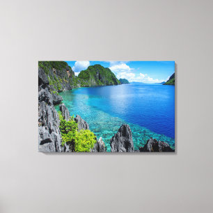 Bacuit-Archipel-Landschaft Leinwanddruck