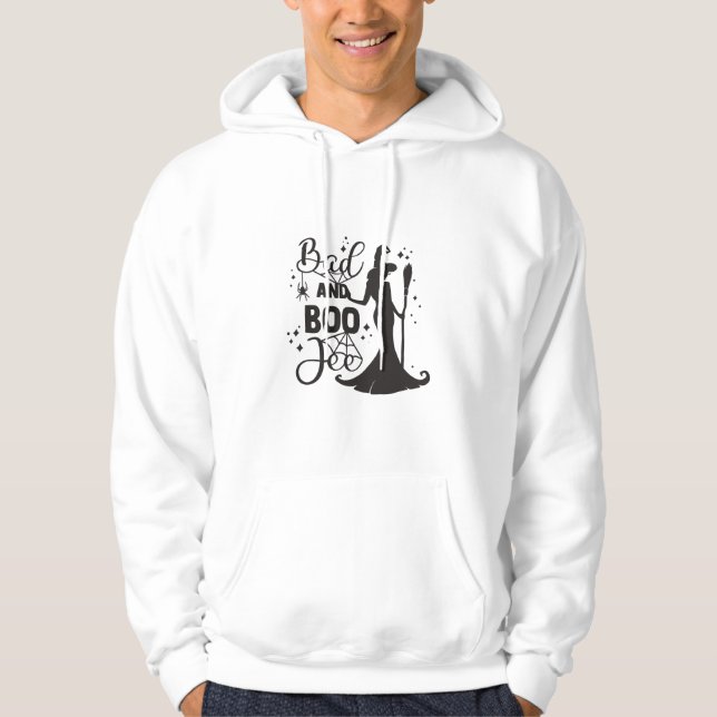 Bad and Boo Jee Halloween Hoodie (Vorderseite)