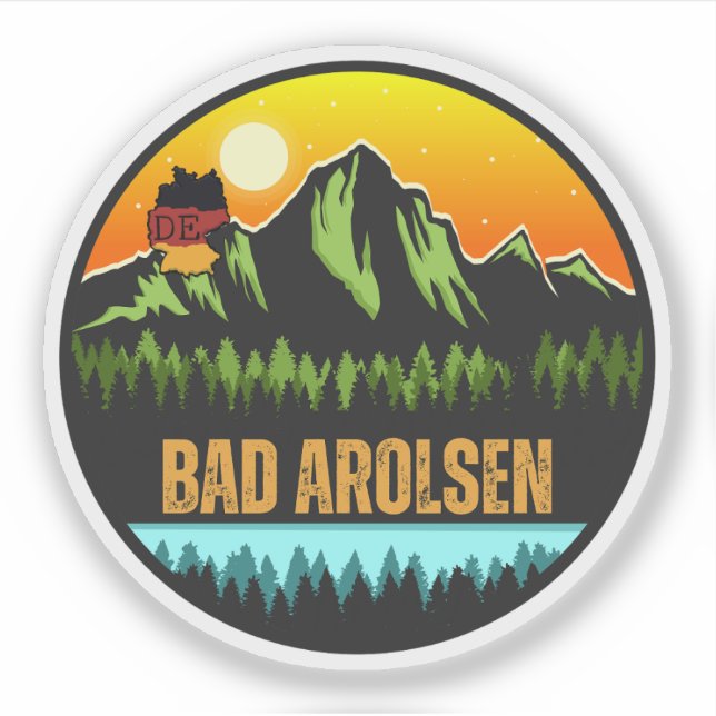 Bad Arolsen, Deutschland Aufkleber (Vorderseite)